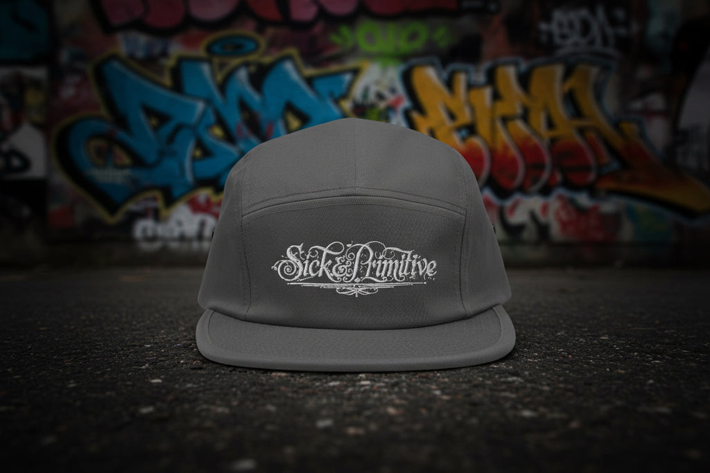 5-Panel “Calligraphy Street Fit” - Sick & Primitive