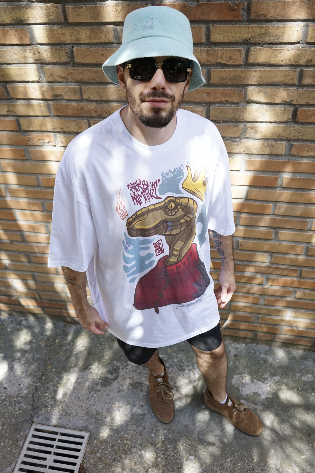 Oversized heavyweight t-shirt - “JURASSIC”