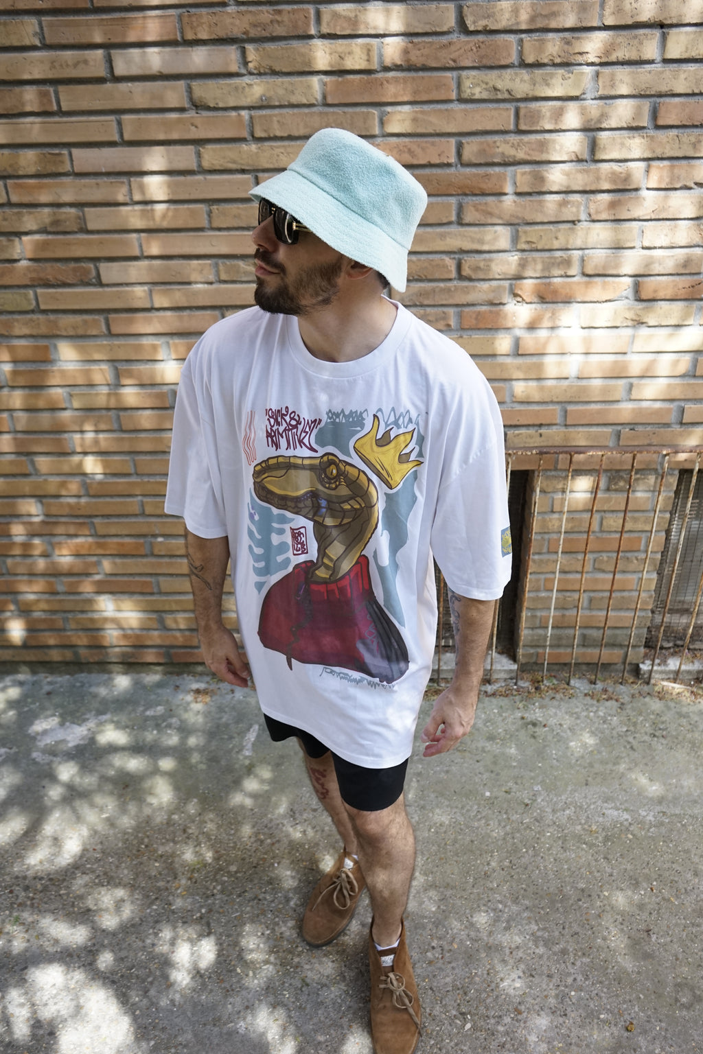 Oversized heavyweight t-shirt - “JURASSIC”