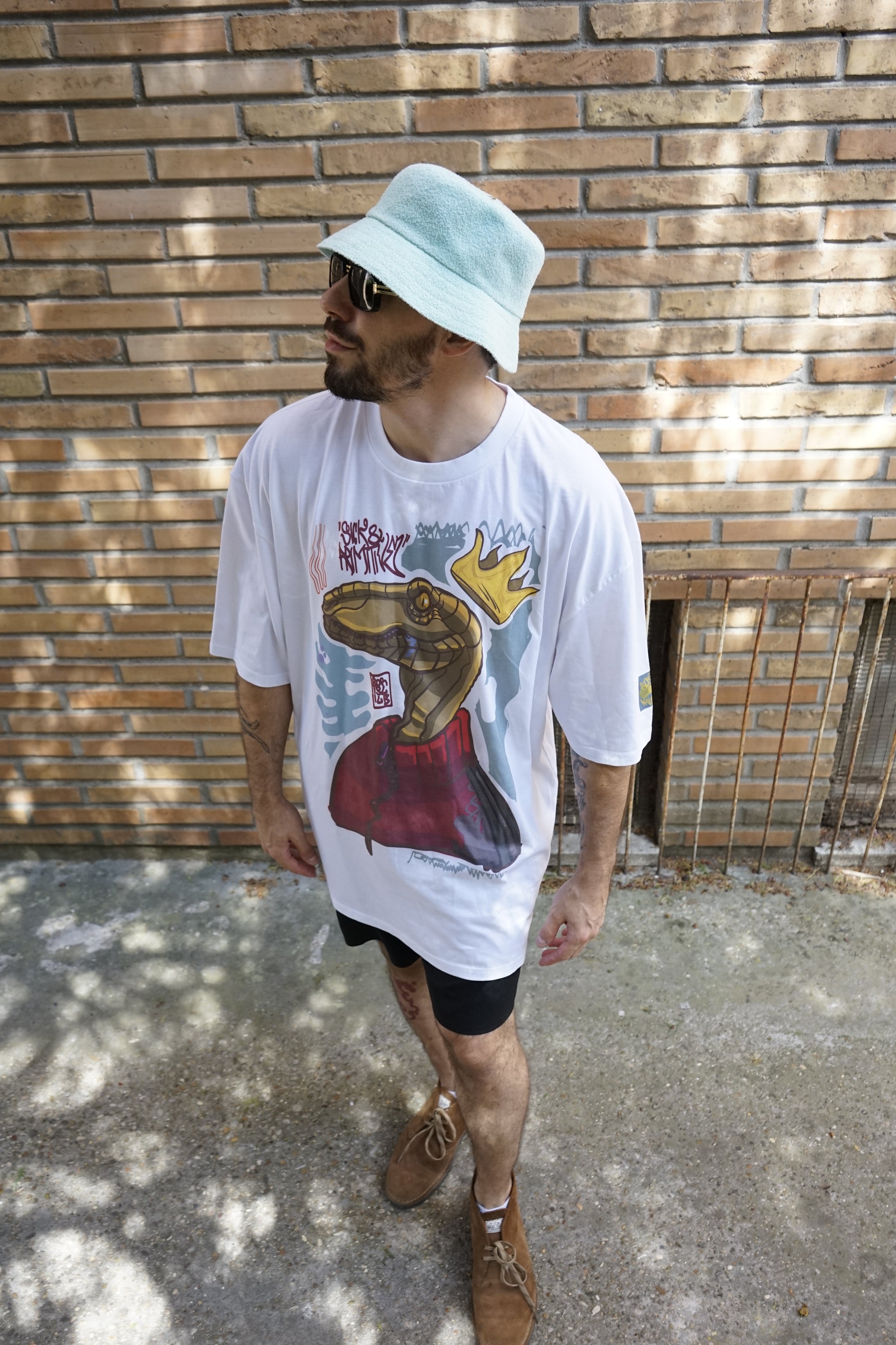 Oversized heavyweight t-shirt - “JURASSIC”