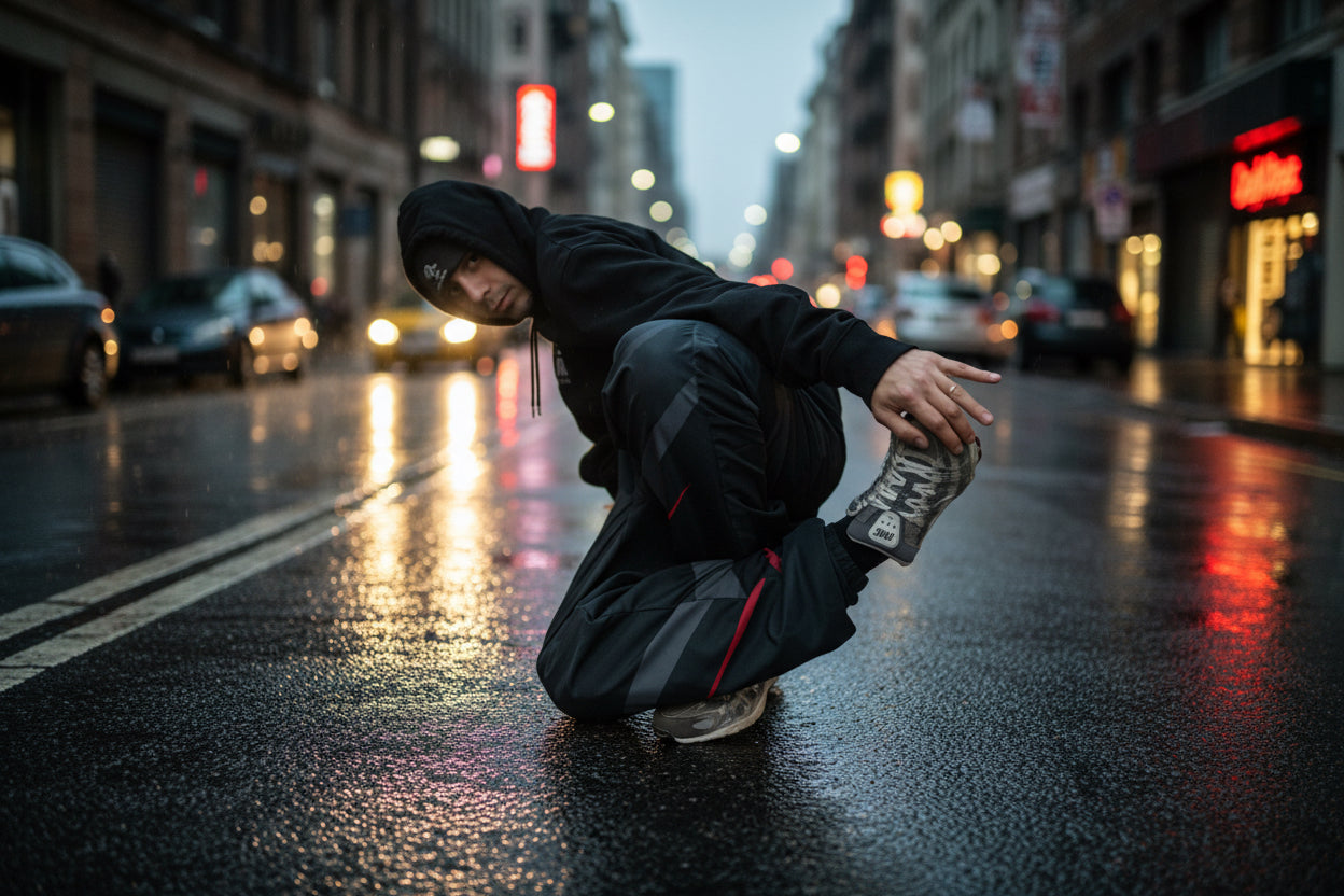 Tracksuit Sick & Primitive - “Culture Fit” (Night Black)