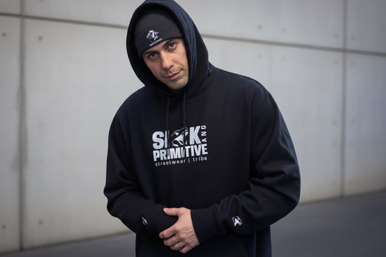 Felpa “Real Culture” - Oversize, Triplo Ricamo