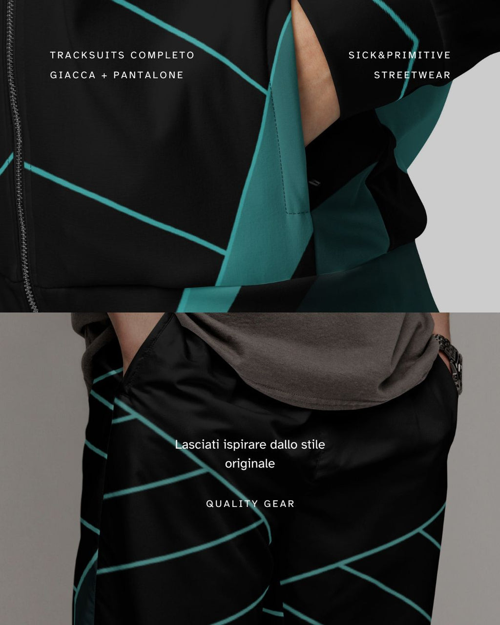 Tracksuit completo “Be like water”