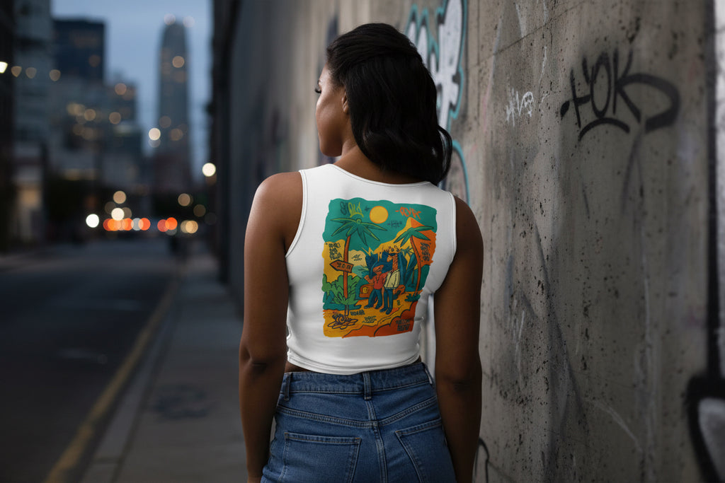 Crop top a canottiera - “THE FUNK SQUAD”